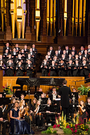 The BYU-Idaho Music department presents "How Beautiful Upon the Mountains", sacred music composed by Daniel Gawthrop, performed in SLC.