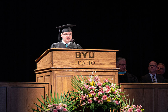 Graduates during Interdisciplinary Studies convocation.
