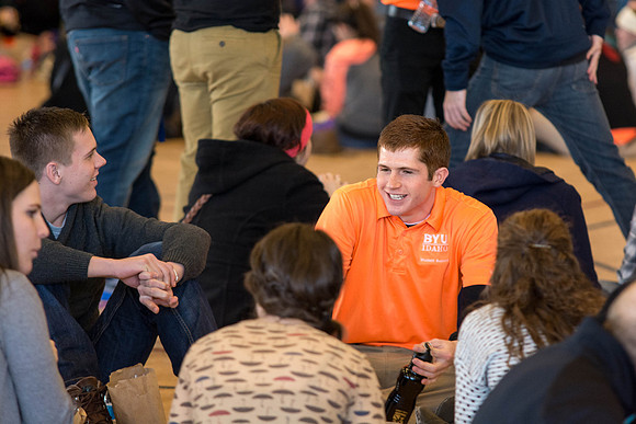 Brigham Young University-Idaho's Get Connected program is for new students to meet other new students and get situated for the upcoming semester.