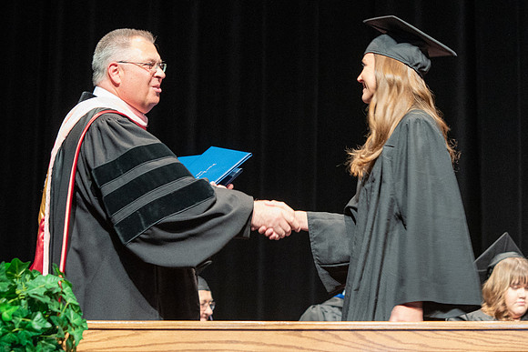 Graduates during Interdisciplinary Studies convocation.