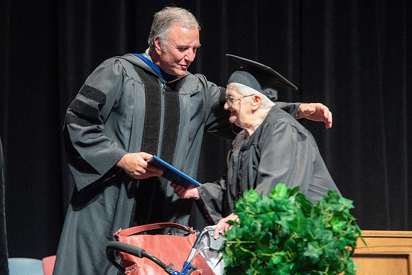 Graduates during Interdisciplinary Studies convocation.