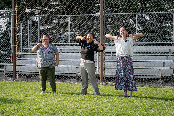 Special needs water activity at the Upper Fields
