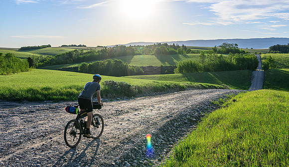 James rides a route starting and ending in Rexburg and looping through Green Canyon and Heisi Hot Springs.