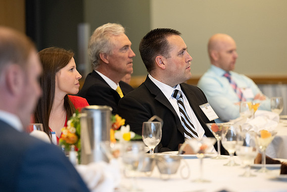 President Meredith, Philanthropies gathering for Signature Scholarships.