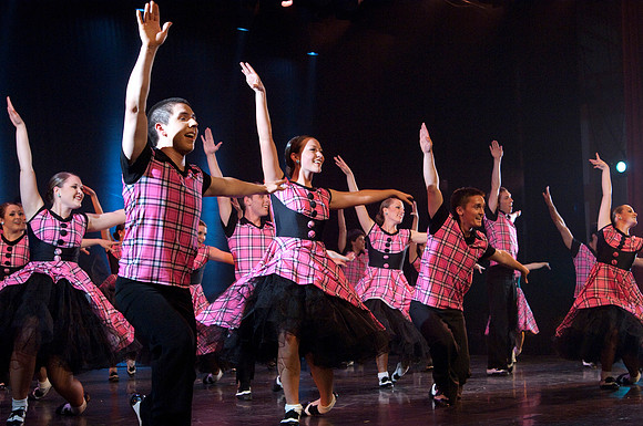 Students perform in dress rehearsal of Extravadance dance performance- Jul 2010