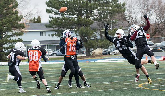 Competitive Football Championship game.