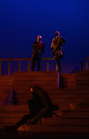 BYU-Idaho theatre department dress rehearsal of Shakespeare's Henry V.