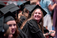 Graduates during convocation for the College of Performing and Visual Arts.