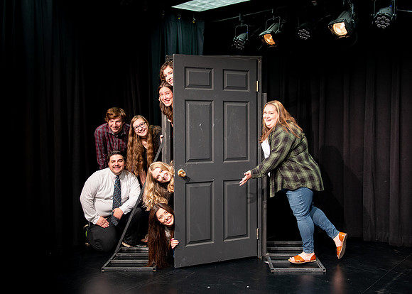 Students from the theater deparment graduation in the Spring Semester.