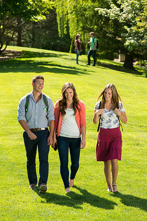 Student models for the Be Smart brochure cover.