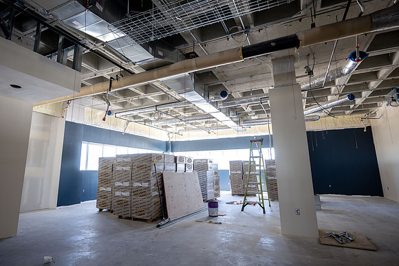David O. McKay Library Construction Progress - Apr 2025