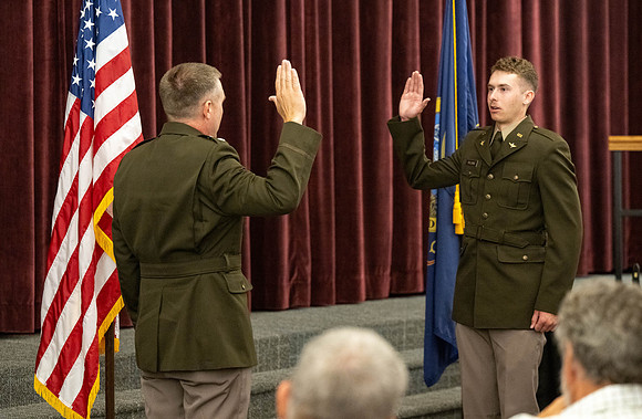 BYU-Idaho's, Reserve Officers' Training Corps Commissioning ceremonies.