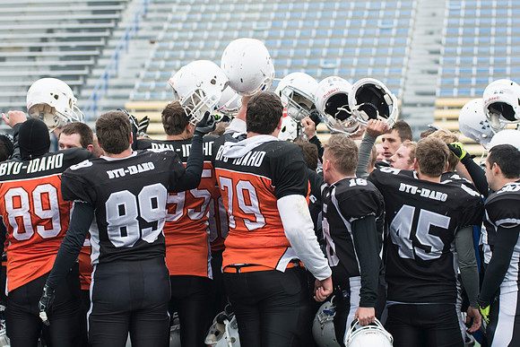 Competitive Football Championship game.
