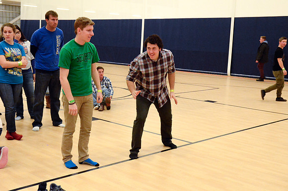 Students new and old come to play and make new friends.