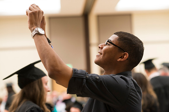 College of Language and Letters Convocation in the Manwaring Center Ballroom.