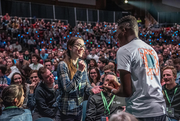 The Power to Become Conference, held in the Hart Auditorium.