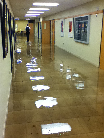 July 15, 2014 Over an inch of rain in less than an hour created a flash flood through Rexburg streets, through a few BYU-Idaho buildings and also flooded several students basement apartments. The even