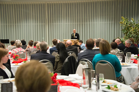 The Eliza R. Snow Society Honors Florence Bowman as she receives the Eliza R. Snow Award.