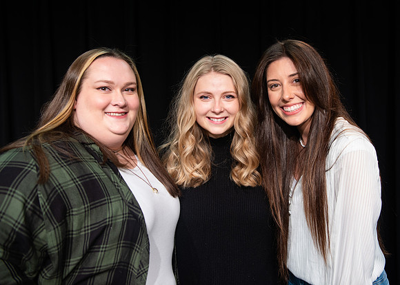 Students from the theater deparment graduation in the Spring Semester.