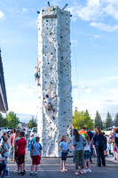 Pathway Worldwide employees and their families gather for a social in Rexburg. 2017