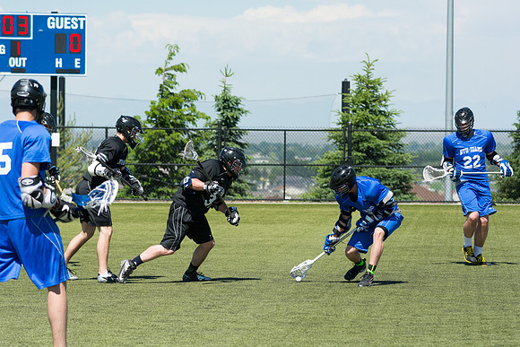 Brigham Young University-Idaho's men's lacrosse plays in the upper fields on campus.