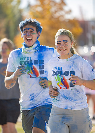 BYUI Color Run During Spirit Week