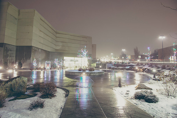 Outside the I-Center on the night of graduation.