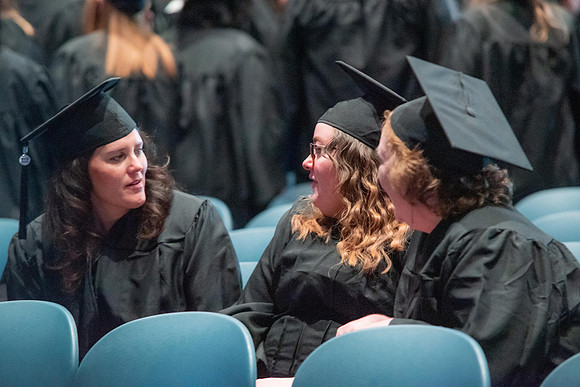 Graduates during Interdisciplinary Studies convocation.