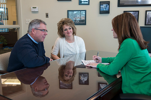 Beehive Credit Union marketing photos with Brent & Gaylynn Bean.