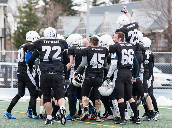 Competitive Football Championship game.