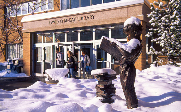 Ricks College Campus. January 2002.