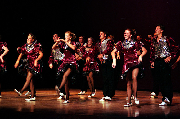 Folk Dance team performs at Ricks College.