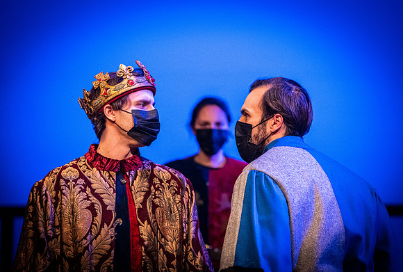BYU-Idaho theatre department dress rehearsal of Shakespeare's Henry V.