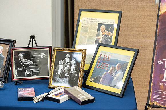 Eliza R. Snow Society, Evening of Honors, honoring Kevin Call for his years of service to the Arts.
