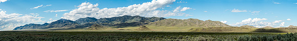 Mountain Range 60 plus miles West of Rexburg, Idaho.