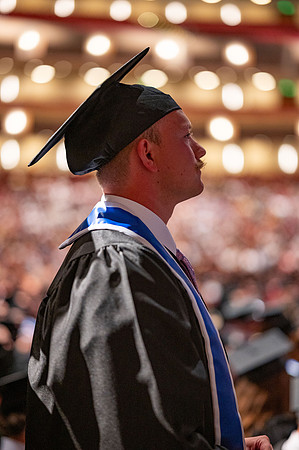 Graduates during convocation for the College of Agriculture and Life Sciences.