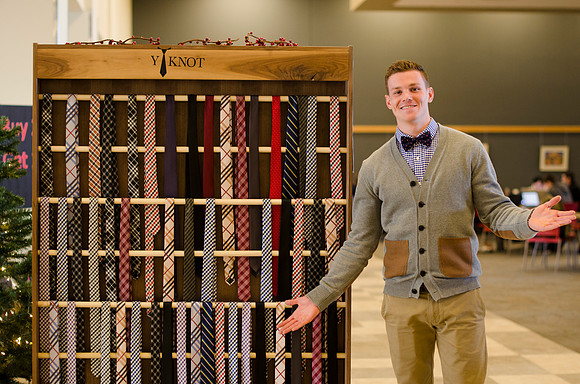 IBC group, Y Knot, Displays their ties and bowties at the I-Center