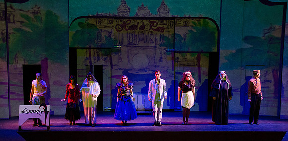 This murder mystery farce propels a mild-mannered English shoe clerk into a lunatic mix of murdered Atlantic City croupier, his near-sighted jilted mistress, her hen-pecked brother and several hundred