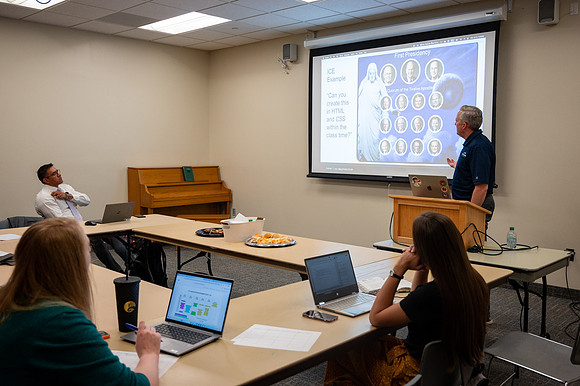 Progressing Teacher Showcase in the MC