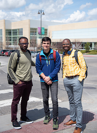 Students on campus - May 2022