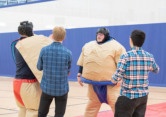Students gather for First Friday - Apr 2022