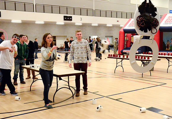 Students new and old come to play and make new friends.