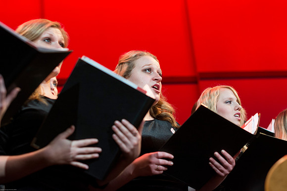 BYU-Idaho Choirs and Orchestra perform at A BYU-Idaho Christmas Concert featuring The King Singers.