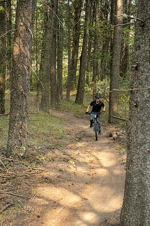 Media Creation Team mountain biking.