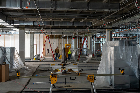 Mckay Library Construction - Apr 2025