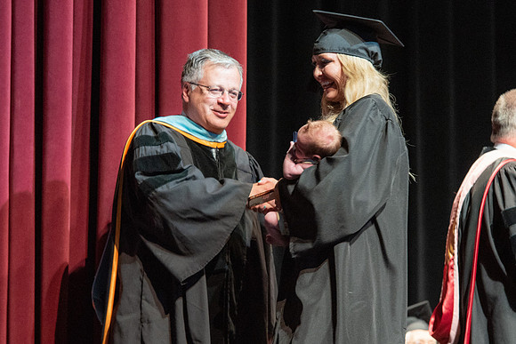 Graduates during Interdisciplinary Studies convocation.