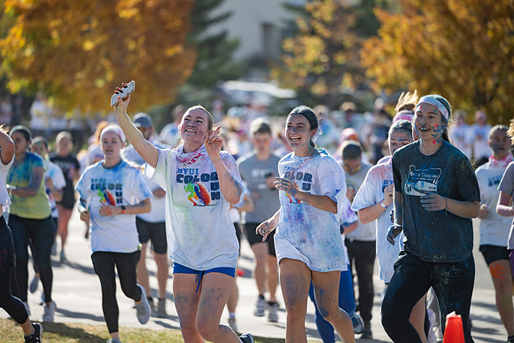 BYUI Color Run During Spirit Week