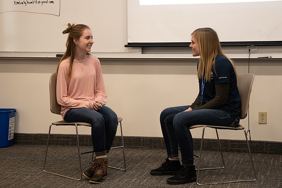 New mentees meet their Heber J. Grant Mentor at Mentor Connections.