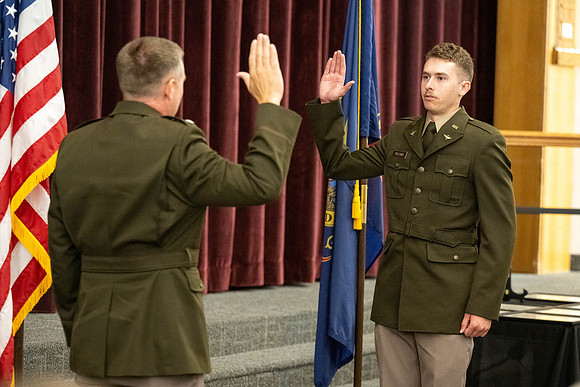 BYU-Idaho's, Reserve Officers' Training Corps Commissioning ceremonies.