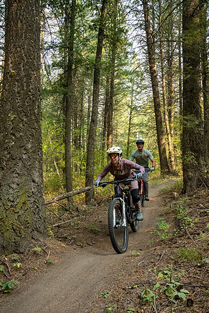 Media Creation Team mountain biking.